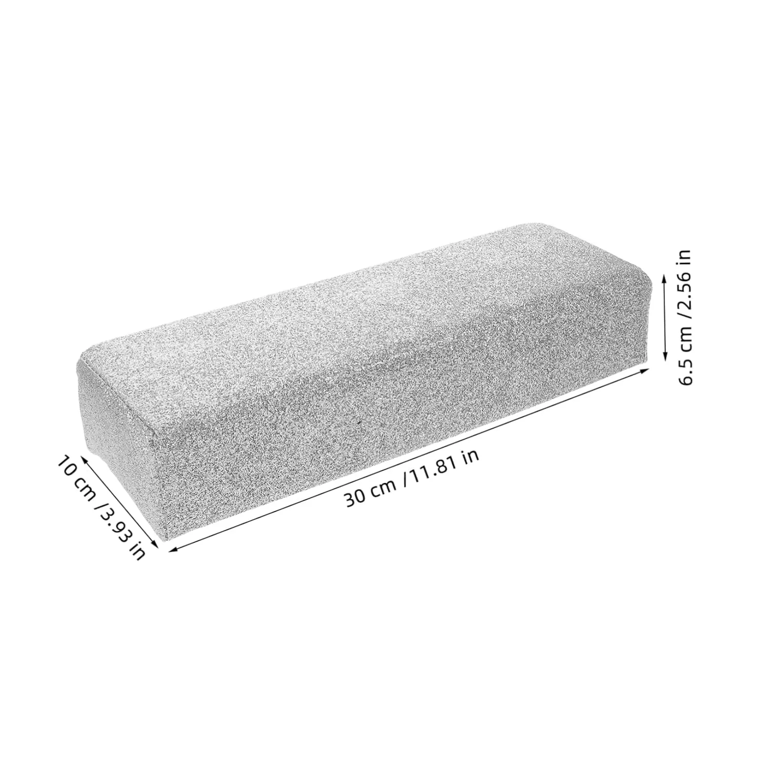 1 Set Nail Art Hand Rest Pillow Ergonomic Manicure Cushion with Mat Microfiber Design for Nail Salon Use Easy to Clean Durable