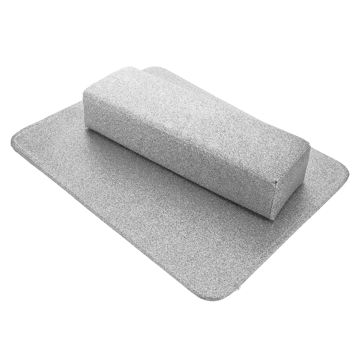 1 Set Nail Art Hand Rest Pillow Ergonomic Manicure Cushion with Mat Microfiber Design for Nail Salon Use Easy to Clean Durable