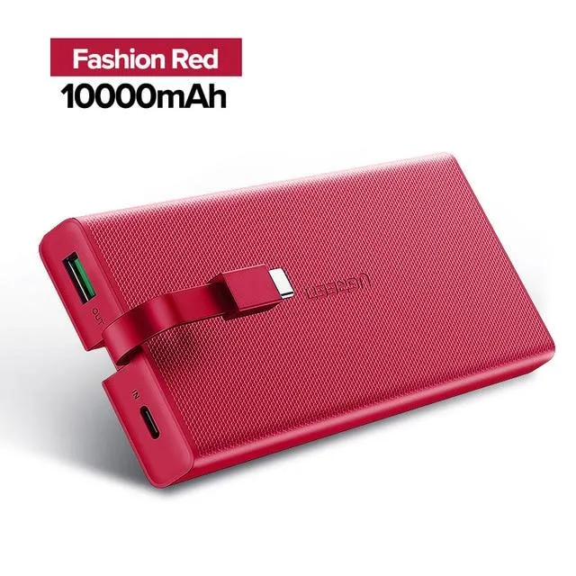 10000mAh Power Bank 18W Quick Charge 3.0 Type C