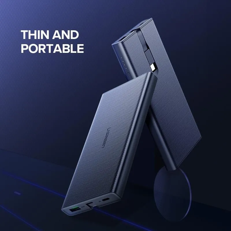 10000mAh Power Bank 18W Quick Charge 3.0 Type C