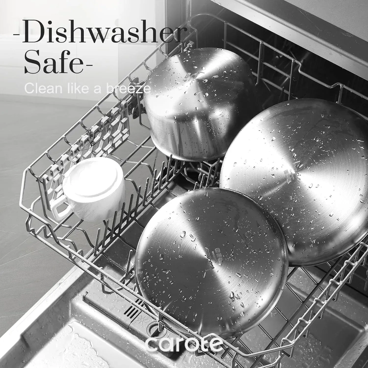12-Piece Stainless Steel Cookware Set – Induction Safe with Removable Handle