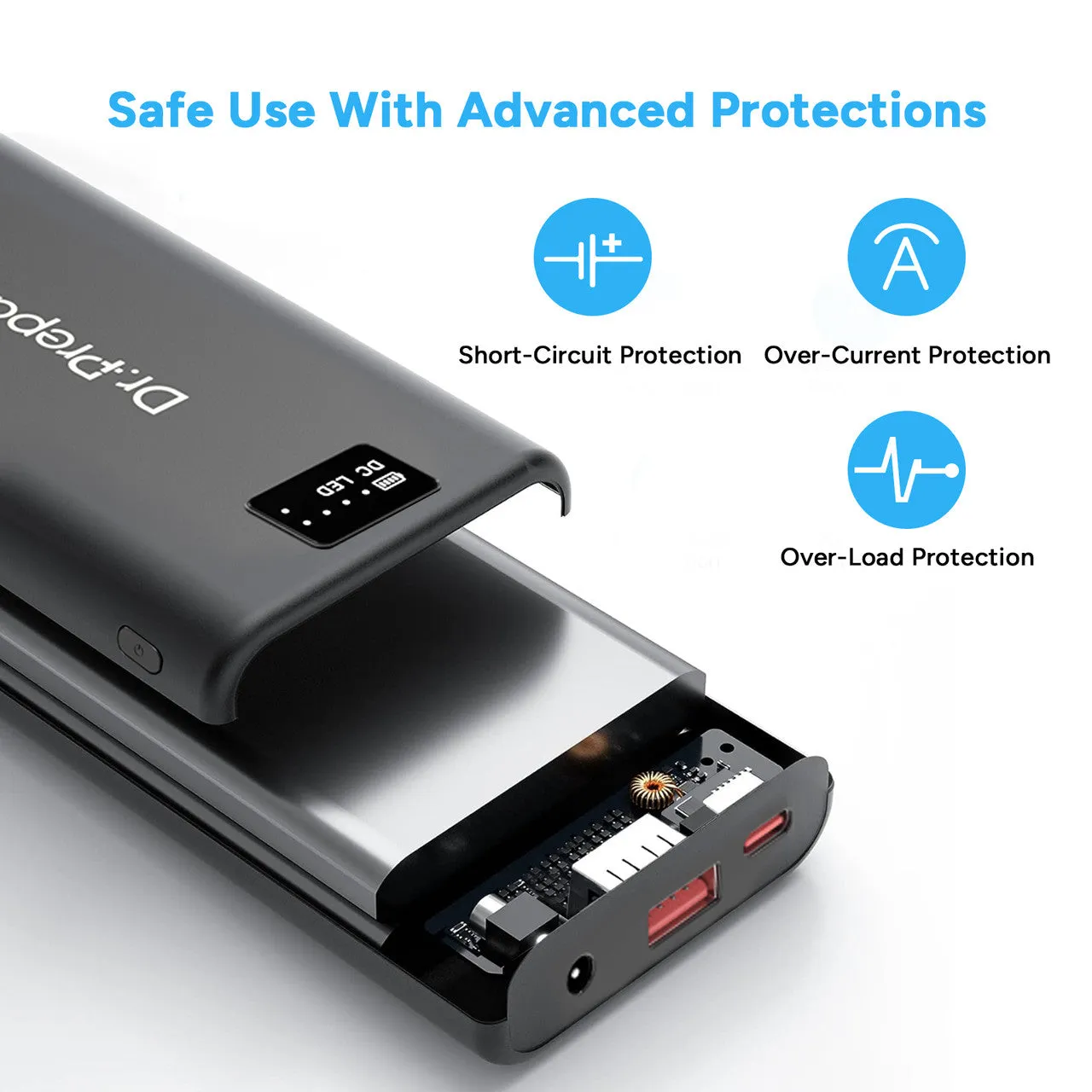 16000mAh Portable Power Bank for Heated Vest