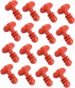 16pc Camping Tent Poles Protection Cap Plastic Camping Tarp Pole Cover