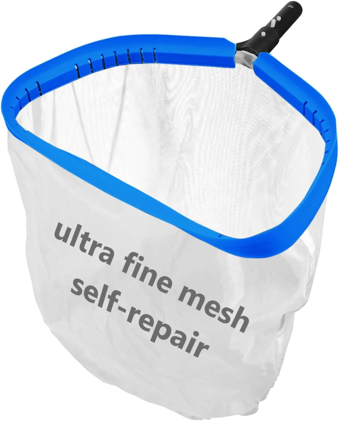 17.5'' Ultra Fine Mesh Pool Skimmer Net Rake for Sand Silt Pollen Debris - Super Extra Fine Nylon Cleaning Pool Net for Above Ground & In-ground Swimming Pools
