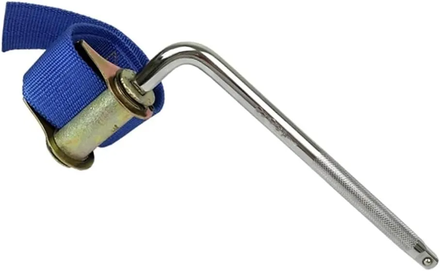 1PC Adjustable Truck Car Oil Filter Wrench 40-180mm Range Oil Filter Wrench Remover Puller Canvas Belt Set(D)