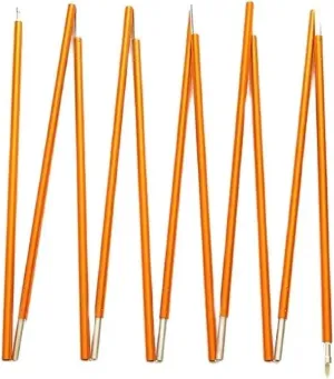 1pcs Tent Pole 8.5/9.5/11mm Camping Aluminum Alloy Tent Pole 360/400/440CM Camping Essential Accessories(9.5 mm 360cm)