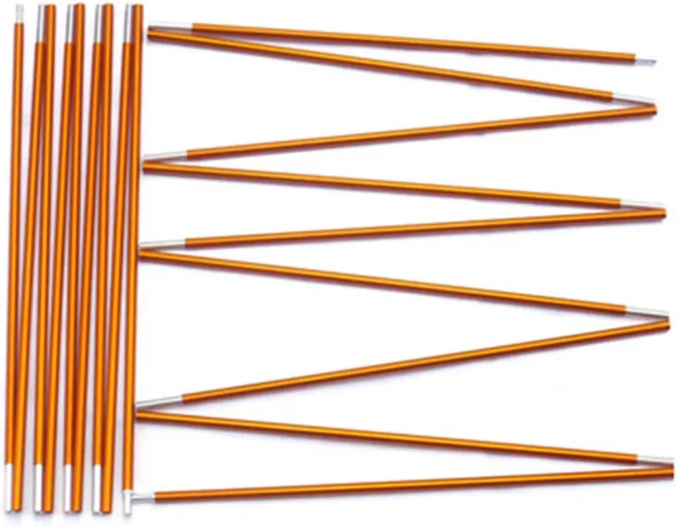 1pcs Tent Pole 8.5/9.5/11mm Camping Aluminum Alloy Tent Pole 360/400/440CM Camping Essential Accessories(9.5 mm 360cm)