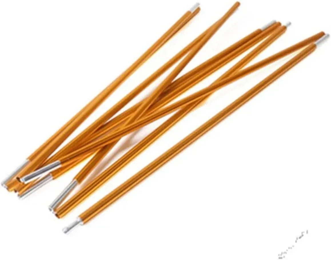 1pcs Tent Pole 8.5/9.5/11mm Camping Aluminum Alloy Tent Pole 360/400/440CM Camping Essential Accessories(9.5 mm 360cm)