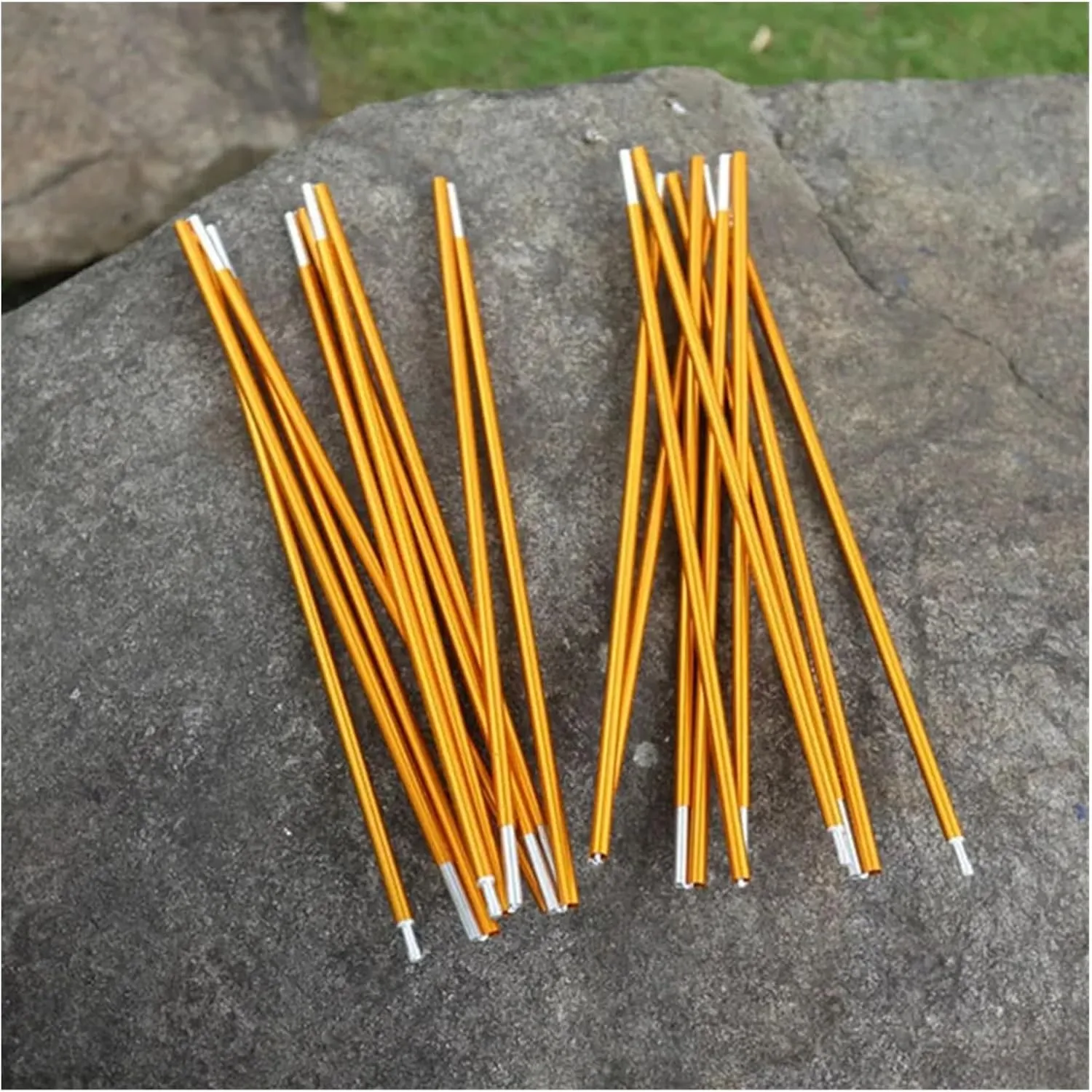 1pcs Tent Pole 8.5/9.5/11mm Camping Aluminum Alloy Tent Pole 360/400/440CM Camping Essential Accessories(9.5 mm 360cm)