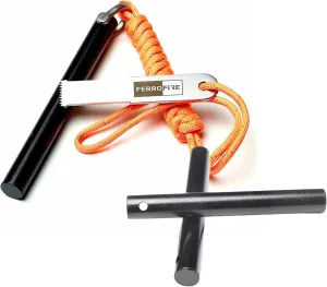1x FS125   2X Heavy-Duty Ferro Rod Backup