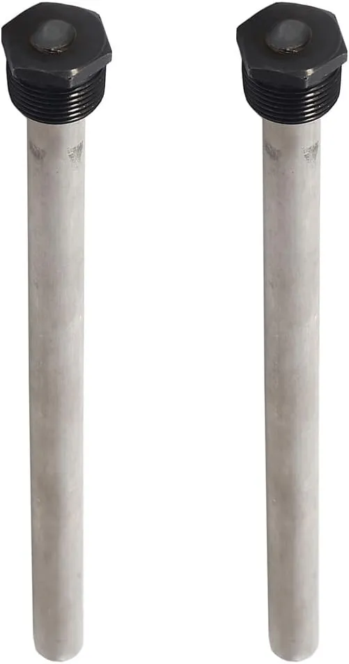 2 Pack RV Water Heater Anode Rods, Anode rod for RV hot water heaters,Replacement Suburban Part 233514-3/4"NPT threads-Magnesium