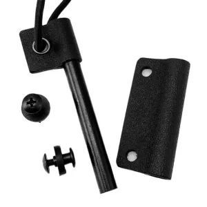2 Sets Magnesium Rod Sheaths Fit for Installation Decoration in Various Kydex Sheaths