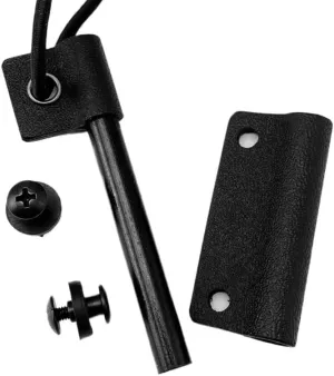 2 Sets Pack Magnesium Rod Sheaths Fit for Installation Decoration in Various Kydex Sheaths