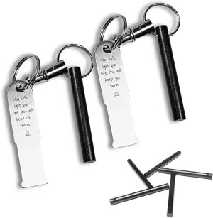 2 x KF525A   5 x 3/8" x 4" Drilled Ferro Rods
