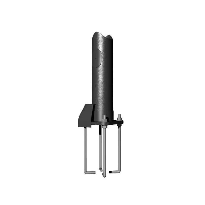 20' Tall, Round Tapered Fiberglass, Anchor Base Light Pole