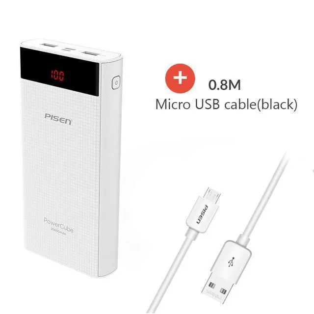 20000mAh Dual USB Fast Charging Portable Powerbank