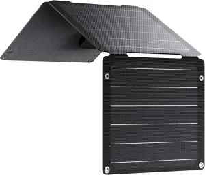 21W Solar Panel Charger BigBlue Portable Foldable Solar Phone Charger with Dual USB Port, IP68 Waterproof, High-Efficiency Solar Panels for Phones, Tablets, Power Banks, Camping, Hiking, Backpacking