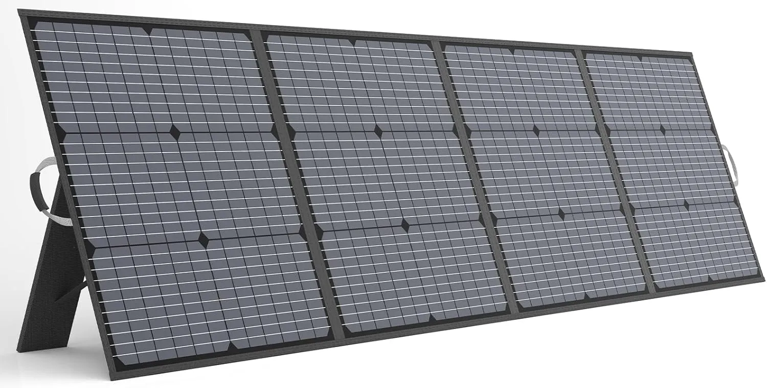 220W Portable Solar Panel, Foldable 220 Watt 40V Solar Charger, IP67 Waterproof for Outdoor Camping, Portable Power Station, RV