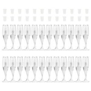 24 Pcs/Set Empty Lip Gloss Tubes 8ml Lip Gloss Containers Wine Glass Shaped Lipstick Tubes Refillable Sample Bottles