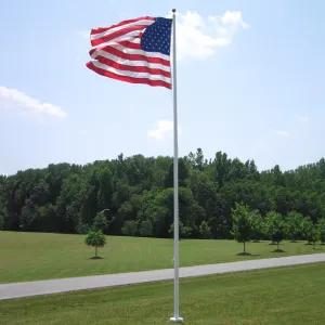 24ft External Halyard Commercial Fiberglass Pole
