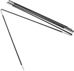 2Pcs Fiberglass Tent Pole Replacement for Single Tent Sections Each Portable Support Bar Kit for Camping Hiking Trekking Easy to Use Tent Accessory