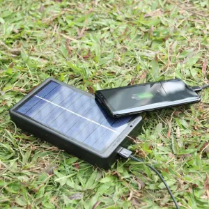 2W Solar Panel Charger with Base for 1 2 Section 18650 Battery Rechargeable Charging Mobile Phone USB Lights Charger for Xiaomi
