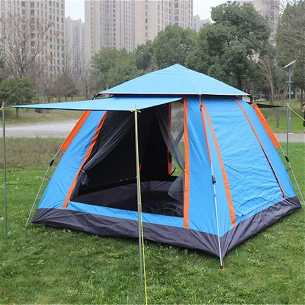 3-4 Person Quick Automatic Opening Outdoor Camping Tent Family Tourist Tent Large Space Sun Shelter Tents