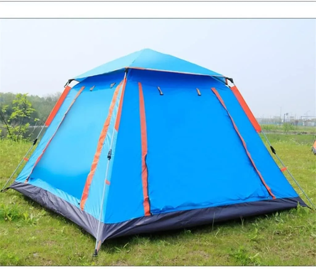 3-4 Person Quick Automatic Opening Outdoor Camping Tent Family Tourist Tent Large Space Sun Shelter Tents