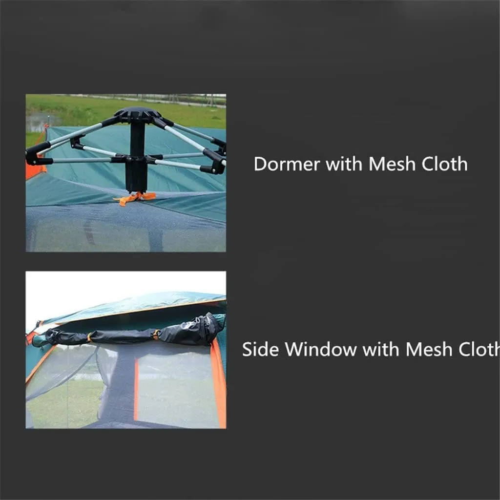 3-4 Person Quick Automatic Opening Outdoor Camping Tent Family Tourist Tent Large Space Sun Shelter Tents