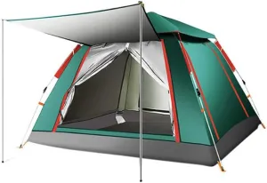 3-4 Person Quick Automatic Opening Outdoor Camping Tent Family Tourist Tent Large Space Sun Shelter Tents