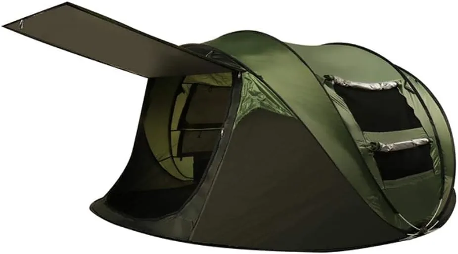 3-4 Persons Fast Open Tent Outdoor Automatic Tents Double Layers Large 5-8 Persons Family Tent Camping Hiking Tent