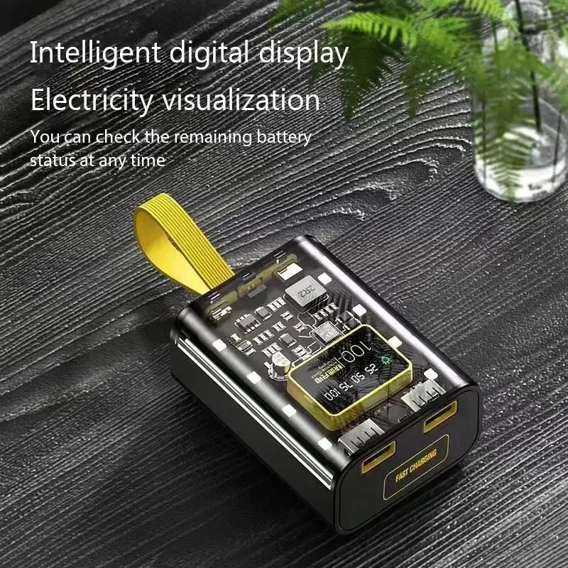3×18650 Power Bank Case with Night Light – Dual USB Charging DIY Battery Storage Box for iPhone & Xiaomi