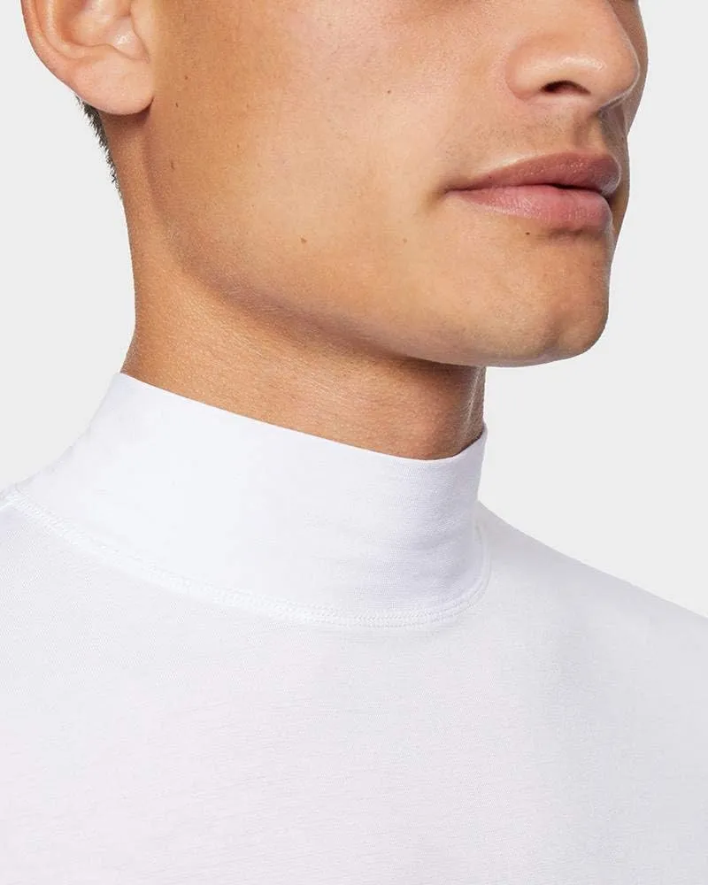 32 Degrees Heat Mens Performance Thermal Lightweight Baselayer Mock Top Long Sleeve Top