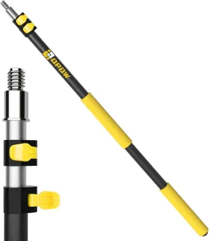 3.4-8 Telescopic Extension Pole,FT Multi-Purpose Aluminum Alloy Telescoping Rod with Flip-Lock Design, Sturdy for Painting Dusting, High House Maintenance, and Window Cleaning