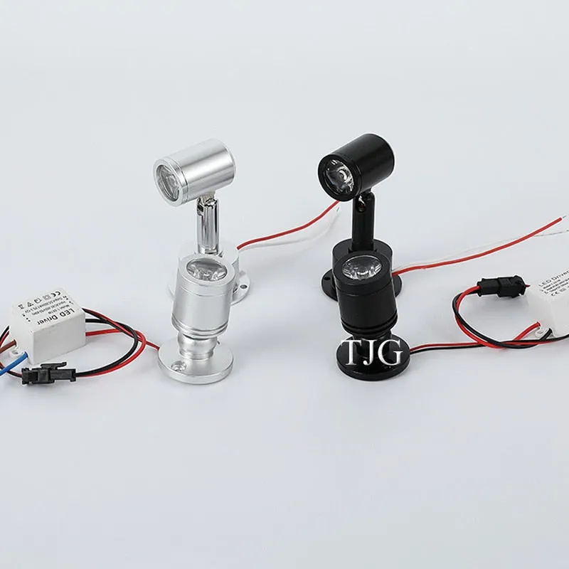 3W Led recessed cabinet mini spot light 110V 220v downlight 12v dc jewelry show Include Led Driver 4000K Ceiling light lamp