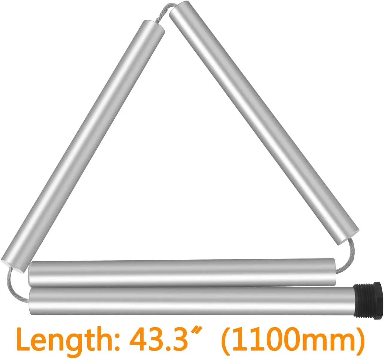 44'' Magnesium Anode Rod for Hot Water Heater Compatible with Rheem Reliance Richmond GE Tanks Flexible Three Quarter 3/4" NPT Thread 0.8'' Diameter Home Water Tank Anode Rod