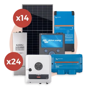 48V 1000Ah Premium 2-4 Bedroom Off-Grid Solar Kit set