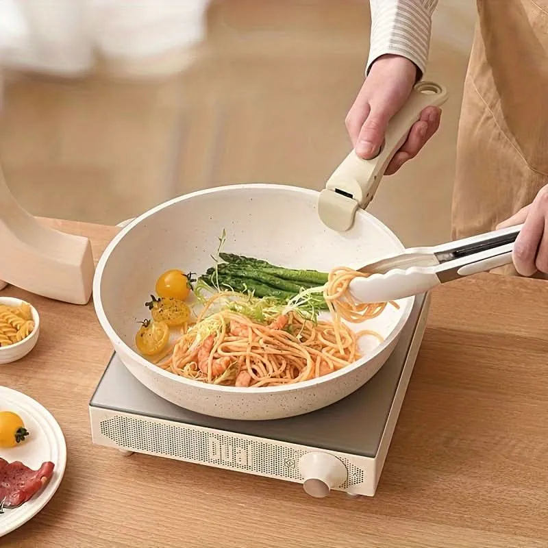 5-Piece Non-Stick Aluminum Cookware Set - Ivory