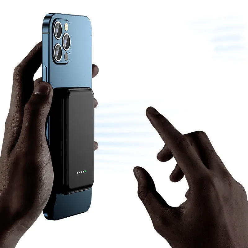 5000mAh Magnetic Power Bank – MagSafe-Compatible Wireless & USB-C Fast Charging