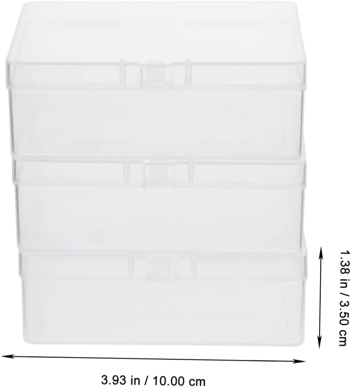 5sets Empty Poker Boxes Set Card Storage Cases Plastic Poker Card Organizers Compact Design for 3pcs*5