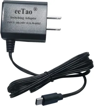 5V USBC AC/DC Adapter Compatible with SKG W9 PPO W9PPO Waist Massager Lower Back Massager 2450mAh Rechargeable Battery DC5V 5VDC 5.0V 10W Power Supply Charger