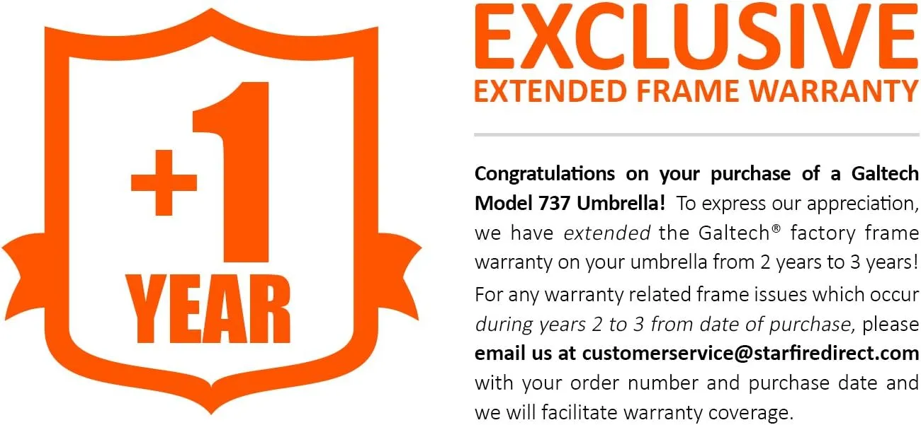 9-Foot (Model 737) Deluxe Auto-Tilt Umbrella with Antique Bronze Frame and Sunbrella Fabric Aruba (Includes Extended Frame Warrantee)