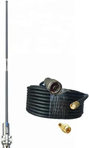 915MHz Lora Antenna Long Range 15dBi 86inch with 32.8foot SMA RG58 Cable for Helium Bobcat HNT Hotspot Lora IoT Bobcat RAK Miner Longfi LoRaWAN Blockchain