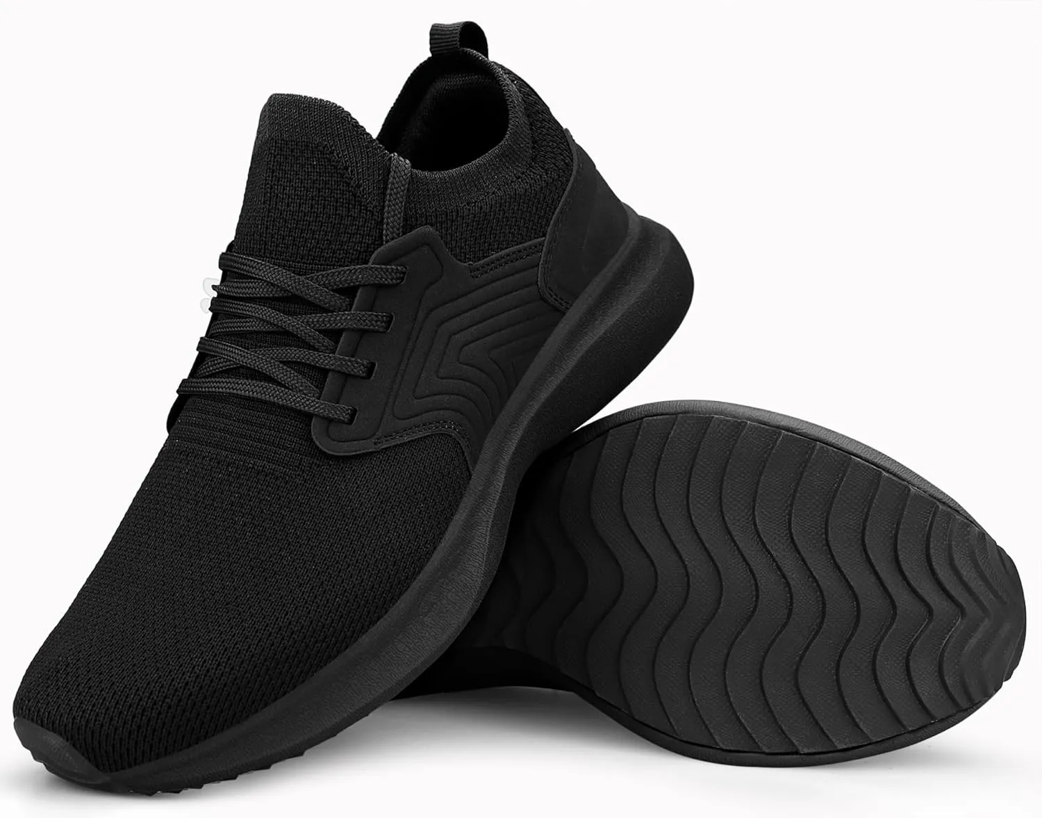 Abboos Womens Walking Running Shoes-Slip on Lightweight Memory Foam Sneakers for Athletic Gym Tennis Shoes