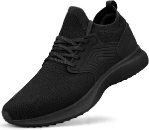 Abboos Womens Walking Running Shoes-Slip on Lightweight Memory Foam Sneakers for Athletic Gym Tennis Shoes