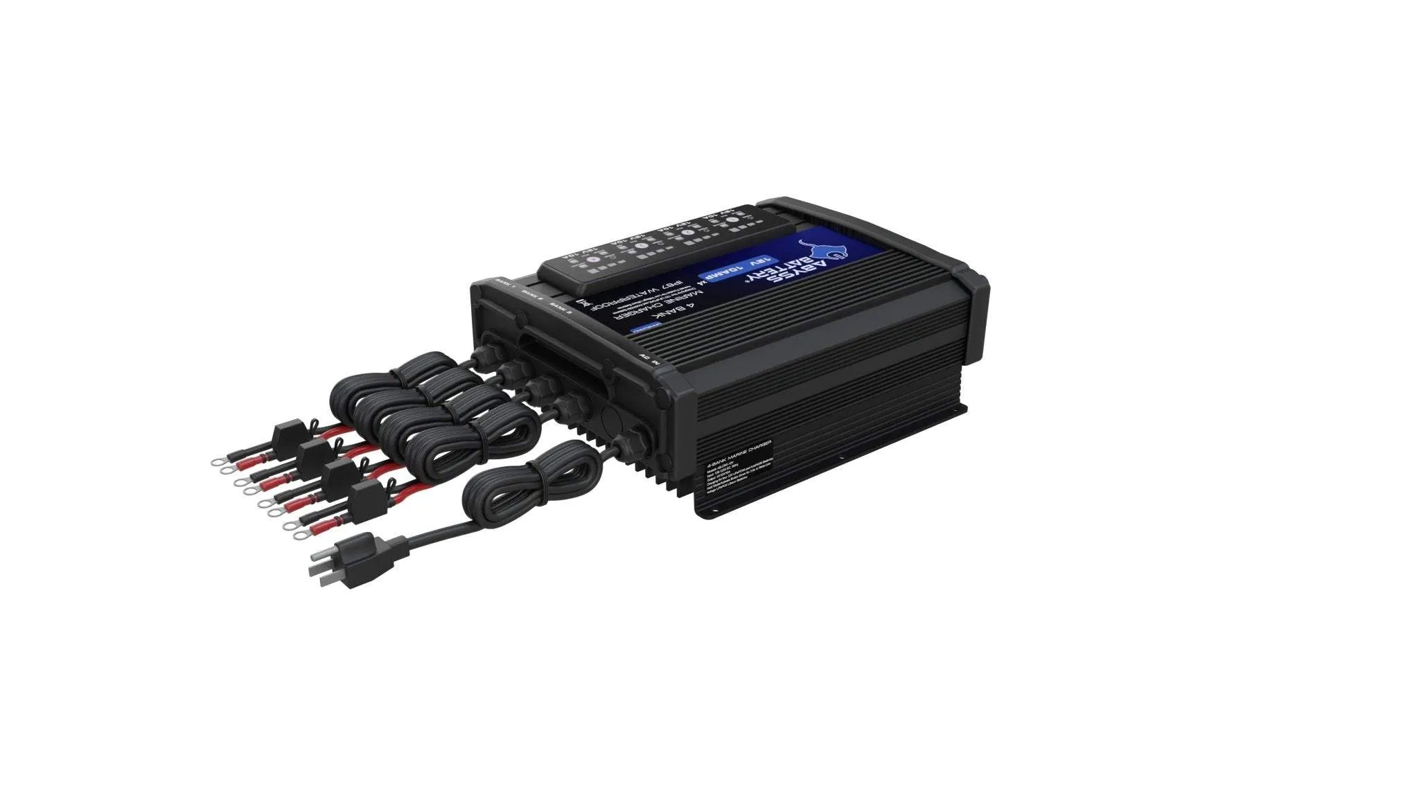 ABYSS® 4 Bank 12V On-Board Marine Battery Charger