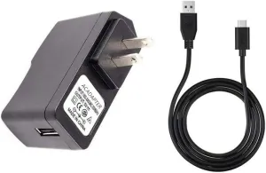 AC Adapter   USB Cable Compatible with HairMax Laserband 41 LB41 New Models Hair Growth Device LB410116619 Power Supply Cord Wall Battery Charger Mains (Not fits LaserBand 82 Older Models.)
