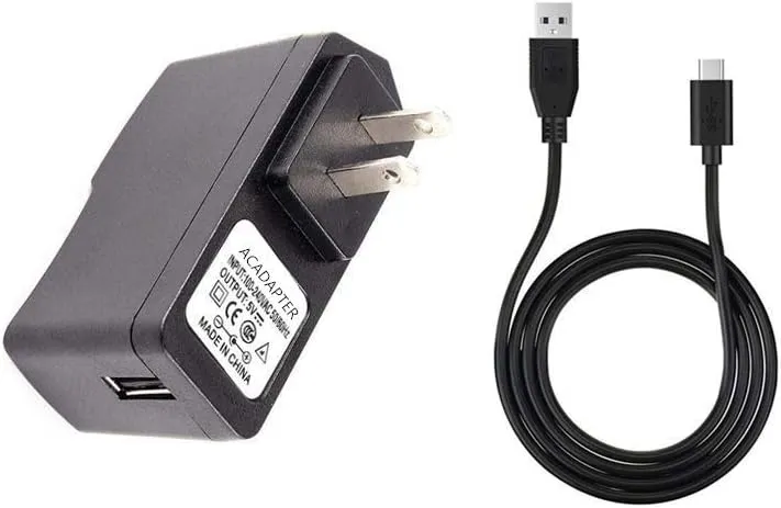 AC Adapter   USB Cable Compatible with HairMax Laserband 41 LB41 New Models Hair Growth Device LB410116619 Power Supply Cord Wall Battery Charger Mains (Not fits LaserBand 82 Older Models.)