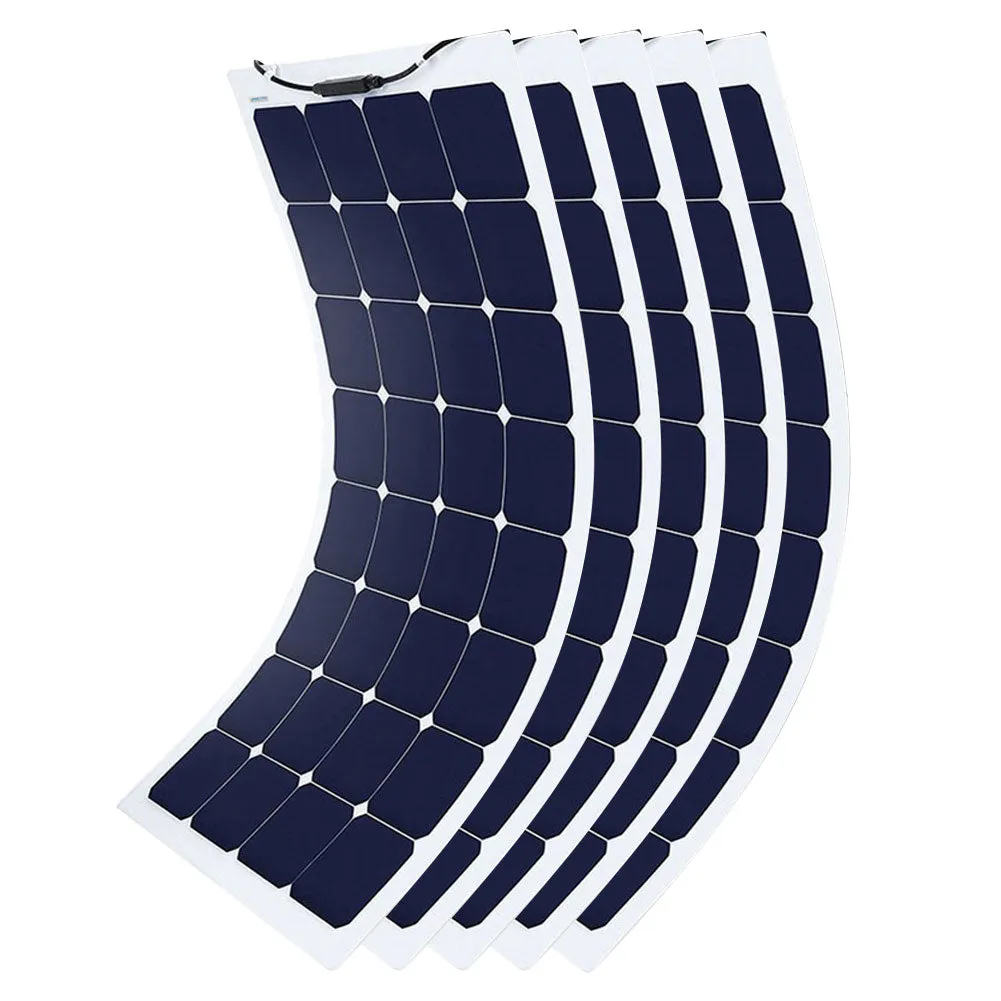 ACOPOWER 110W 12V Flexible Lightweight ETFE Solar Panel, With Connector