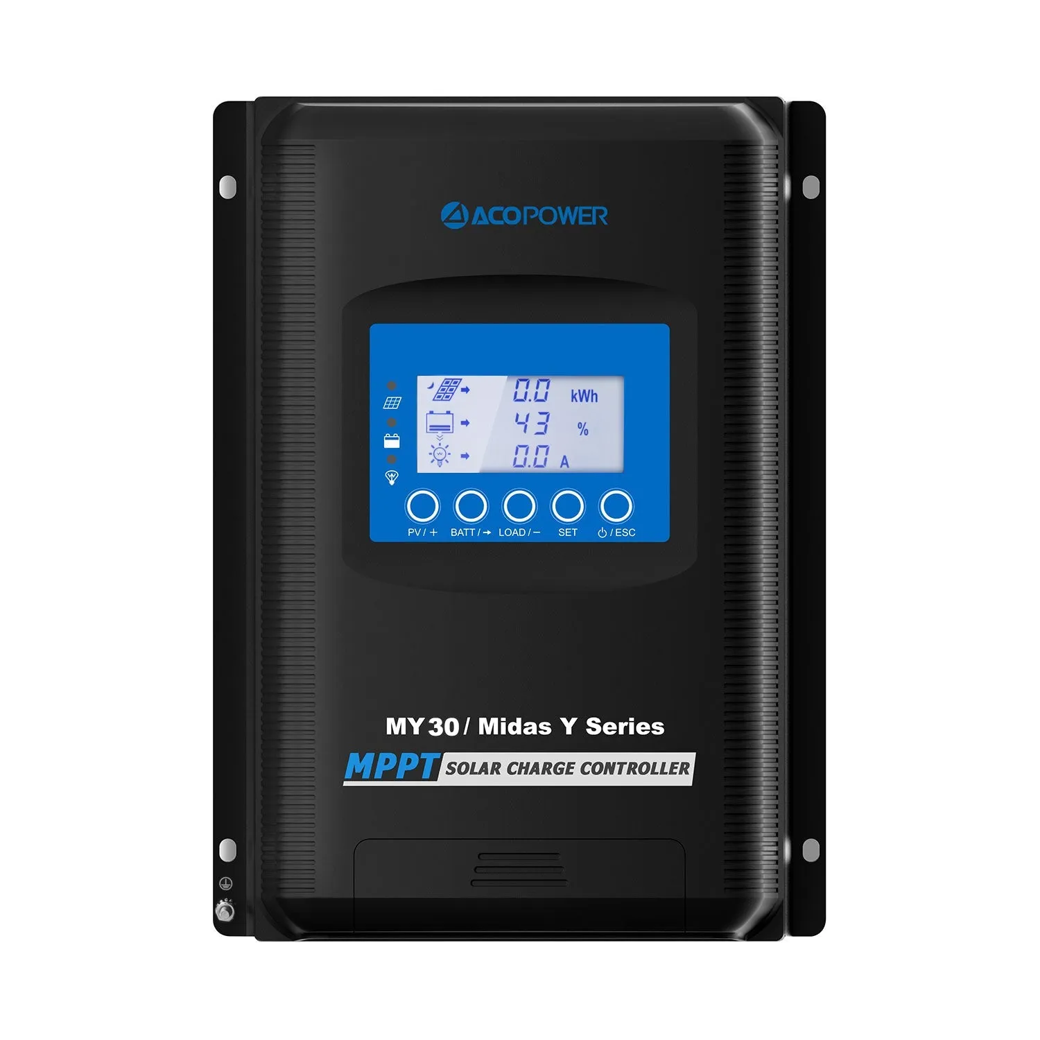 ACOPOWER 200W 12V Poly Solar RV Kit, With 30A MPPT Charge Controller